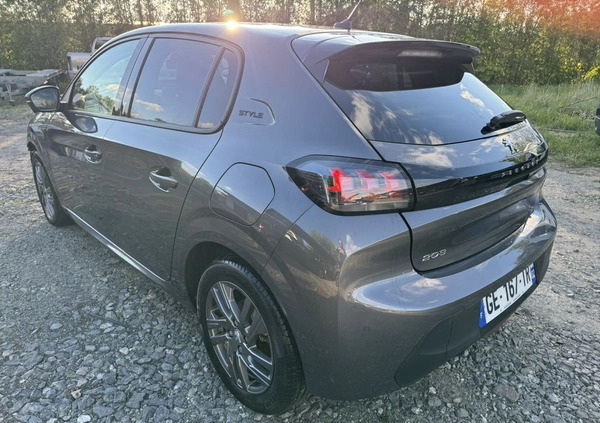 Peugeot 208 cena 34900 przebieg: 60549, rok produkcji 2022 z Głubczyce małe 631